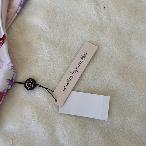 Nanette Lepore Cassia Floral Swimwear Top - Picture 2 of 7